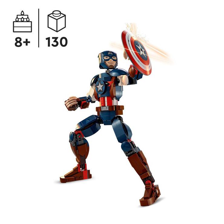 LEGO® Marvel Figura de Construcció Capità Amèrica 76258