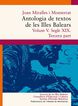 Antologia de textos de les Illes Balears. Volum V. Segle XIX. Tercera part