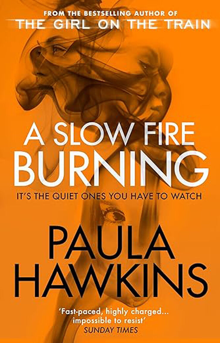 A slow fire burning