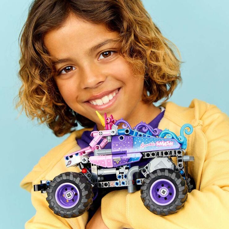 LEGO® Technic Monster Jam™ Sparkle Smash™ amb Motor de Càrrega Manual 42220