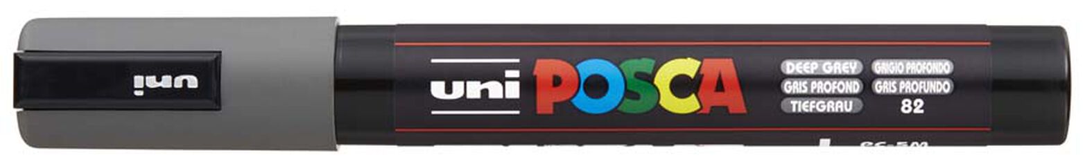 Retolador Posca PC-5M 1,8-2,5mm gris profund