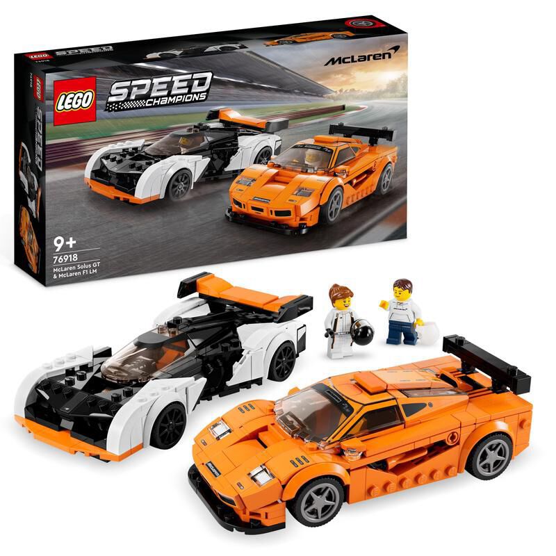 LEGO&reg; Speed Champions McLaren Solus GT i McLaren F1 LM 76918