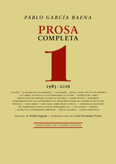 Prosa completa, 1 Prosa completa, 1