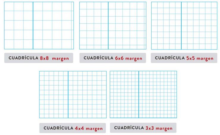 Recambio Papel Escolofi A4 4x4 margen 2 agujeros 100 hojas