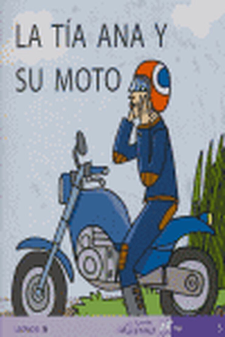 Tía Ana y su moto. Mayúsculas