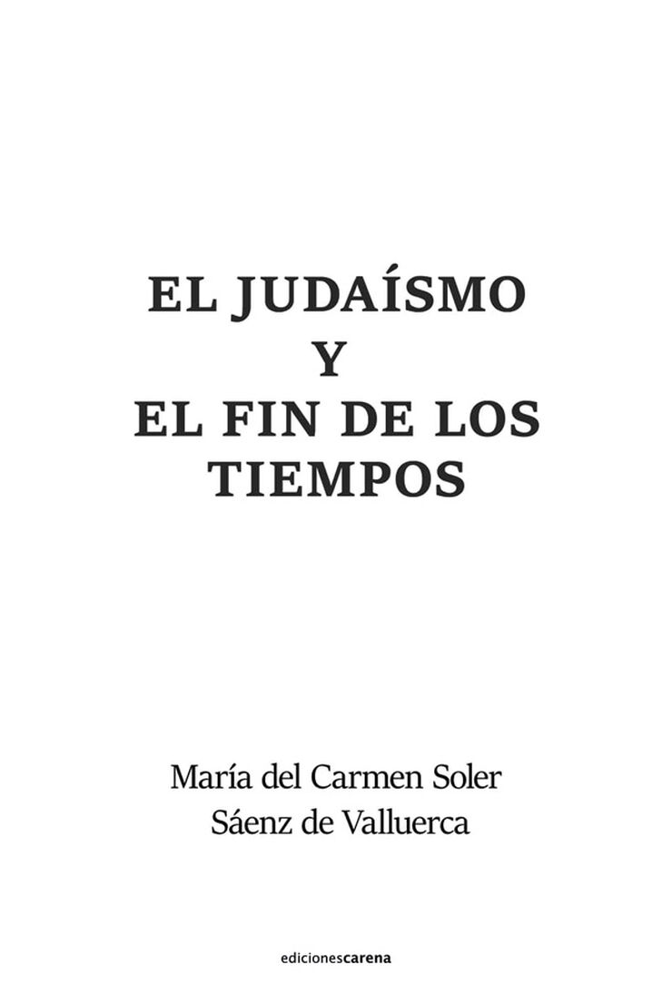 El judaísmo y el fin de los tiempos