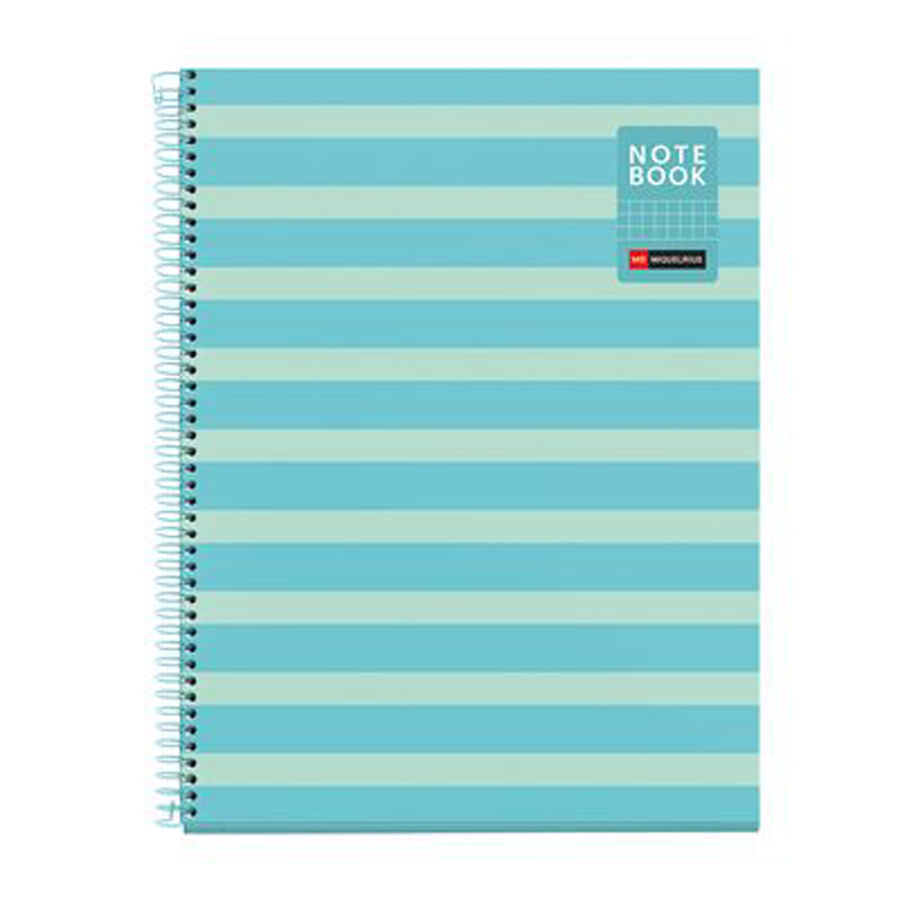 Notebook A4 Tapa Flexible 80 Hojas Cuadr&iacute;cula 5 &times; 5 Between Lines Azul Cielo