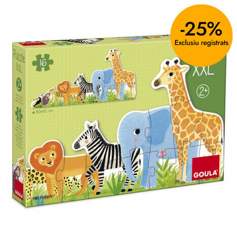 Puzle decreciente selva