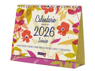Calendario sobremesa Finocam Talkual 2026 castellano