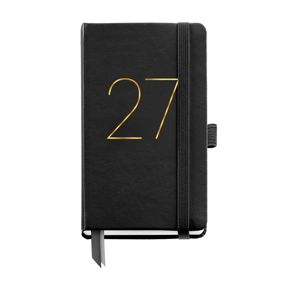 Agenda Miquelrius Passport Dia P&agrave;gina Multiling&uuml;e Chester 2027 Negre