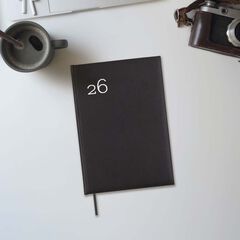 Agenda Finocam Milano Y11 sem/vista vertical cat 2026 negro