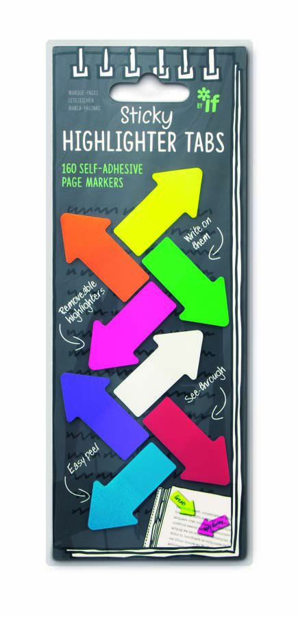 Marcadores adhesivos Flechas colores 8u