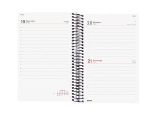 Agenda Finocam Opaque D&iacute;a P&aacute;gina 2027 Catal&aacute;n Negro