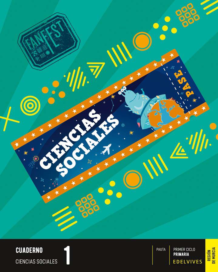 Ciencias Sociales 1.&ordm; Primaria. Cuaderno. Murcia