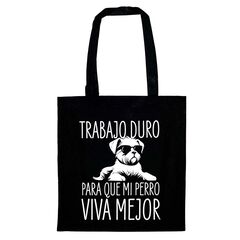 Tote bag ''Trabajo duro para mi perro''