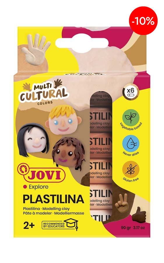 Plastilina Jovi Multicultural 6u