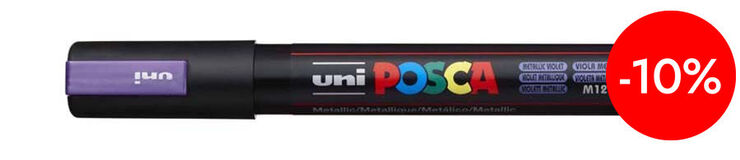 Rotulador Posca PC-3M 0,9-1,3mm lila