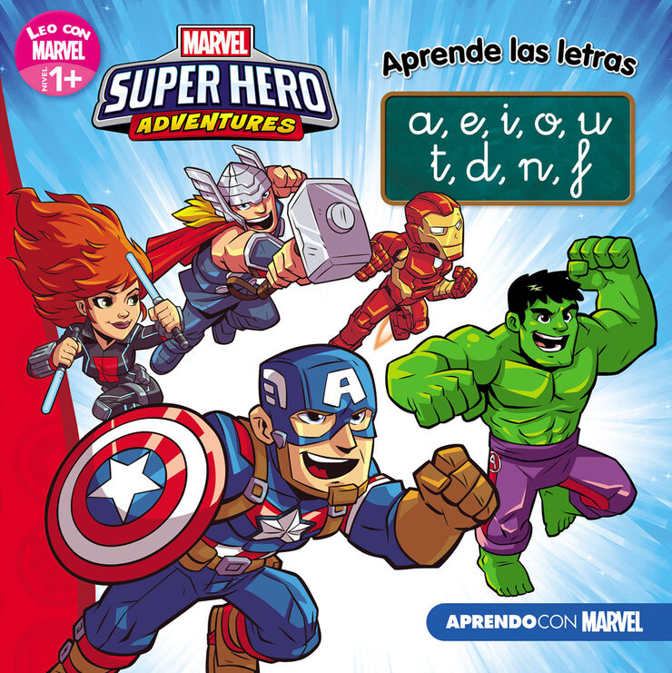 Los Vengadores. Aprende las letras.