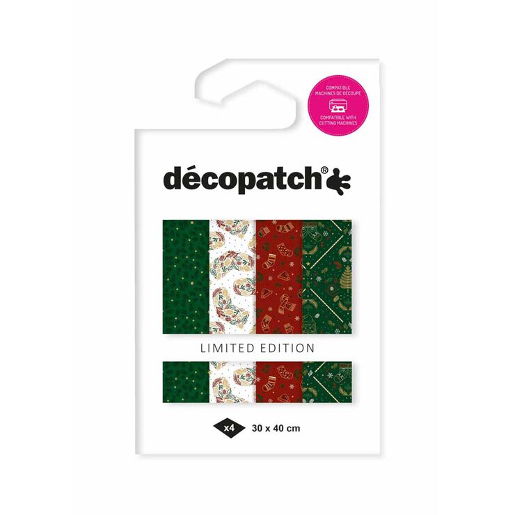 Paper Décopatch 4 fulls Nadal Vintage