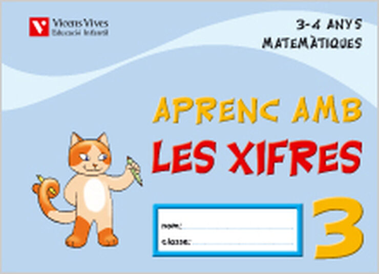 Aprenc amb Les Xifres 3 Infantil 3 anys Vicens Vives