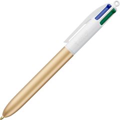Bolígrafo Bic 4 colores Glaçé