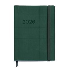 Agenda Miquelrius Journal 12x16 sem/vista mult 2026 Quad. verde