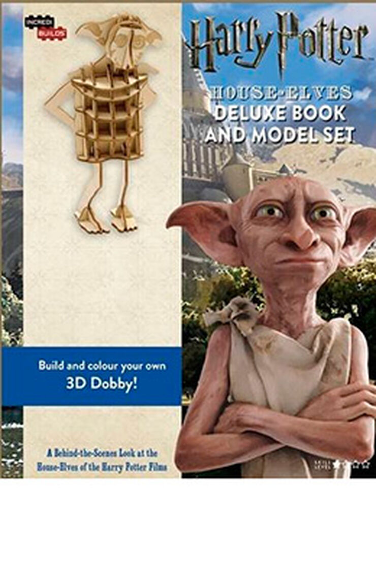 Incredibuilds-house elves deluxe book & model set