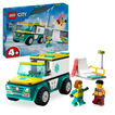 LEGO® City Ambulància d'Emergències i noi amb Snowboard 60403