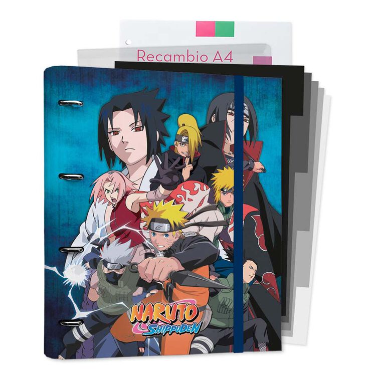 Carpeblock 4 anillas Naruto Shippuden