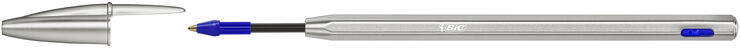 Bolígrafo BIC Cristal ReNew Metal + 2 recambios azul
