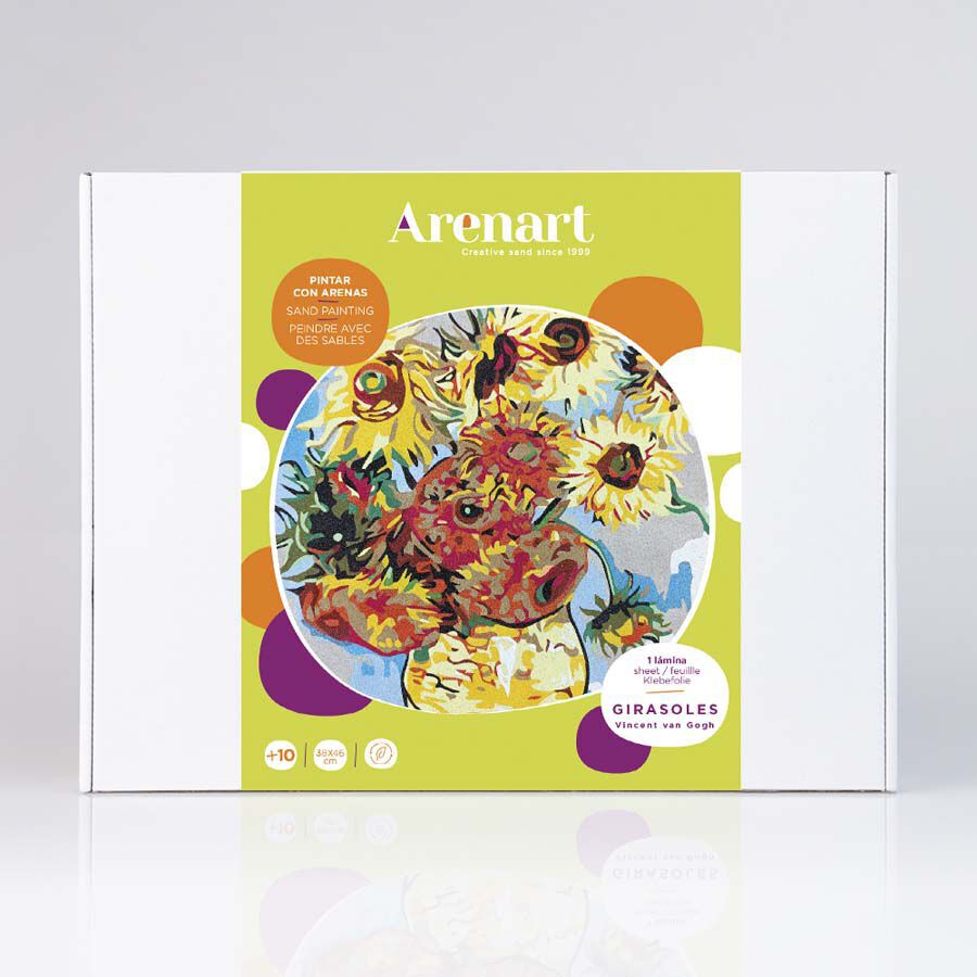 Pintar amb Sorres Arenart Girasols