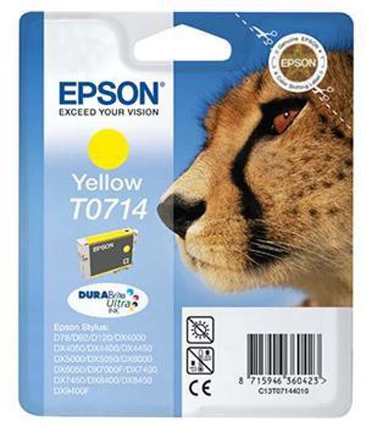 Cartucho original Epson St.D78 amarillo - Ref. C13T07144012