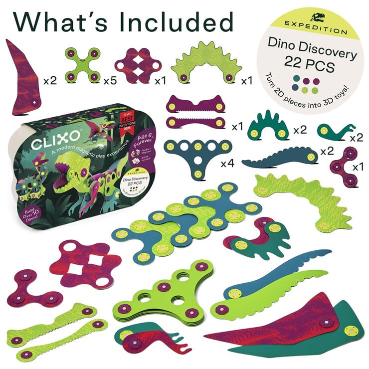 Clixo Dinosaure 22 unitats