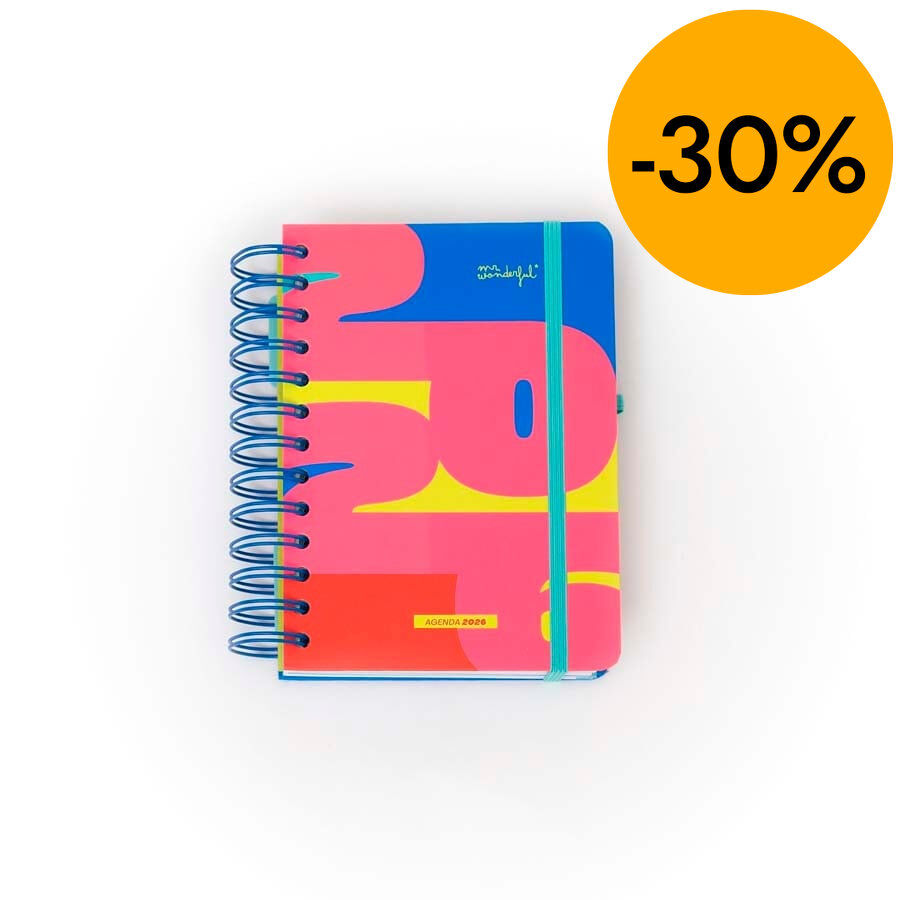 Agenda Mr.Wonderful Petita dia/p&agrave;g 2026 cast Cuando...