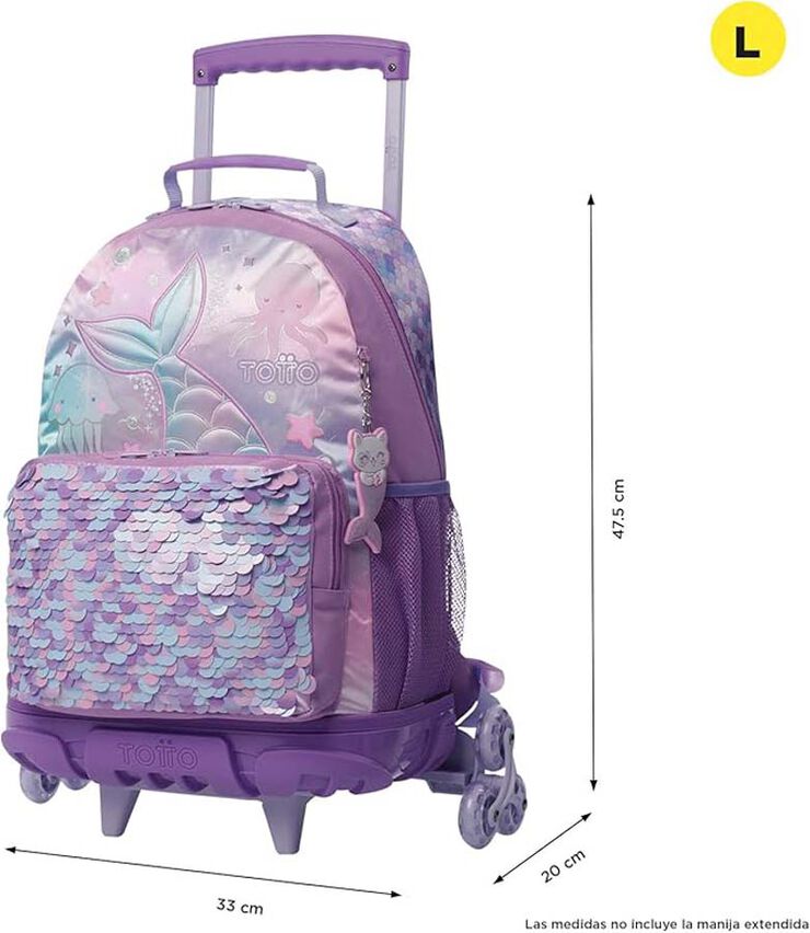 Mochila con ruedas Totto Sireny L