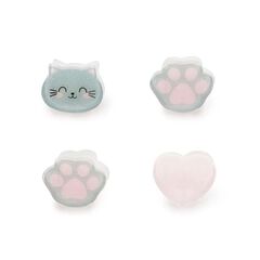 Pin&ccedil;a de Cabell Legami Kitty &ndash; 4 unitats