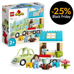 LEGO® Duplo Casa Familiar amb Rodes i Cotxe 10986