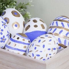 Ous de p&oacute;rex per Decorar 5,5x8cm Innspiro 6u