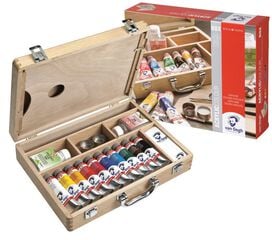 Caja acr&iacute;licos Van Gogh malet&iacute;n madera
