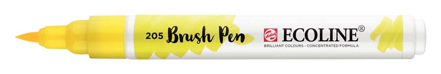 Rotulador Ecoline Brush Pen amarillo limón (primario) 205