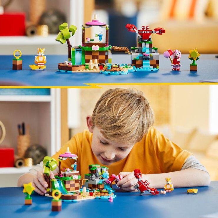 LEGO® Sonic the Hedgehog Isla de Rescate de Animales de Amy 76992