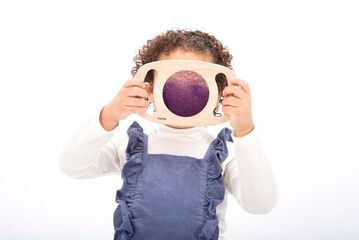 Panell d'observació Glitter TickIT Violeta