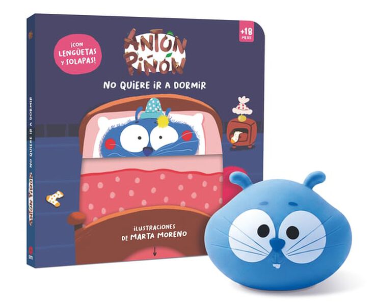 Pack Ant&oacute;n Pi&ntilde;&oacute;n no quiere ir a dormir + l&aacute;mpara