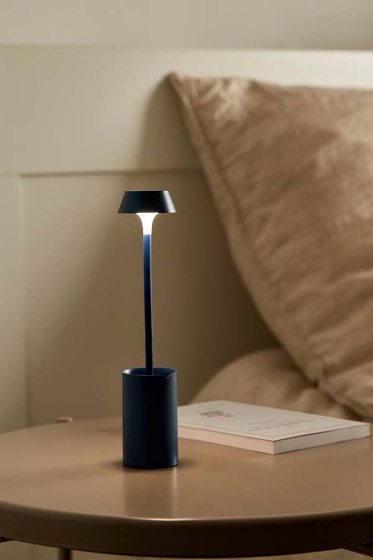 Luz de Lectura Lexon Mimi azul oscuro