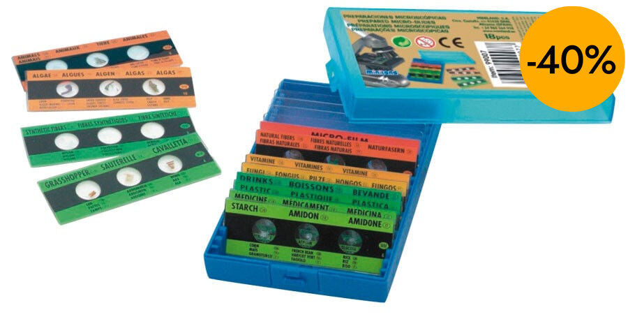 Joc de ci&egrave;ncia Mostres microscopi Miniland