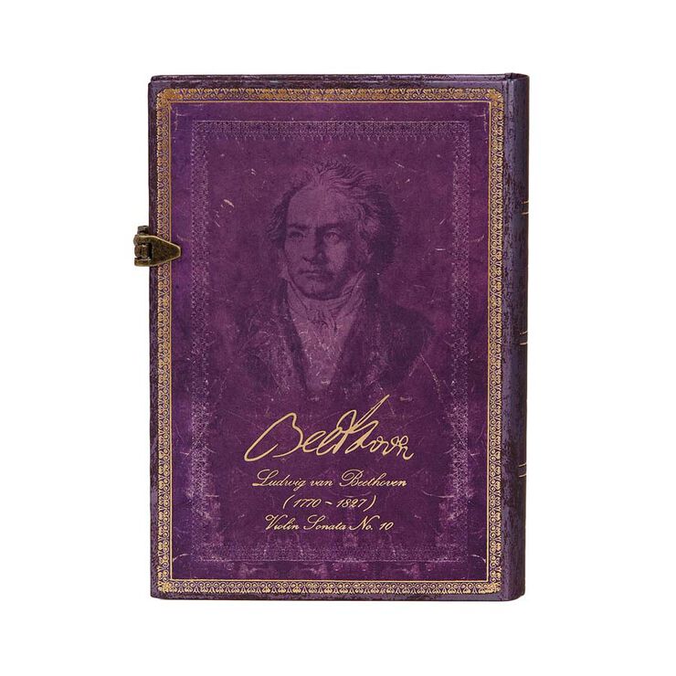 Libreta Paperblanks midi liso Aniversario Beethoven