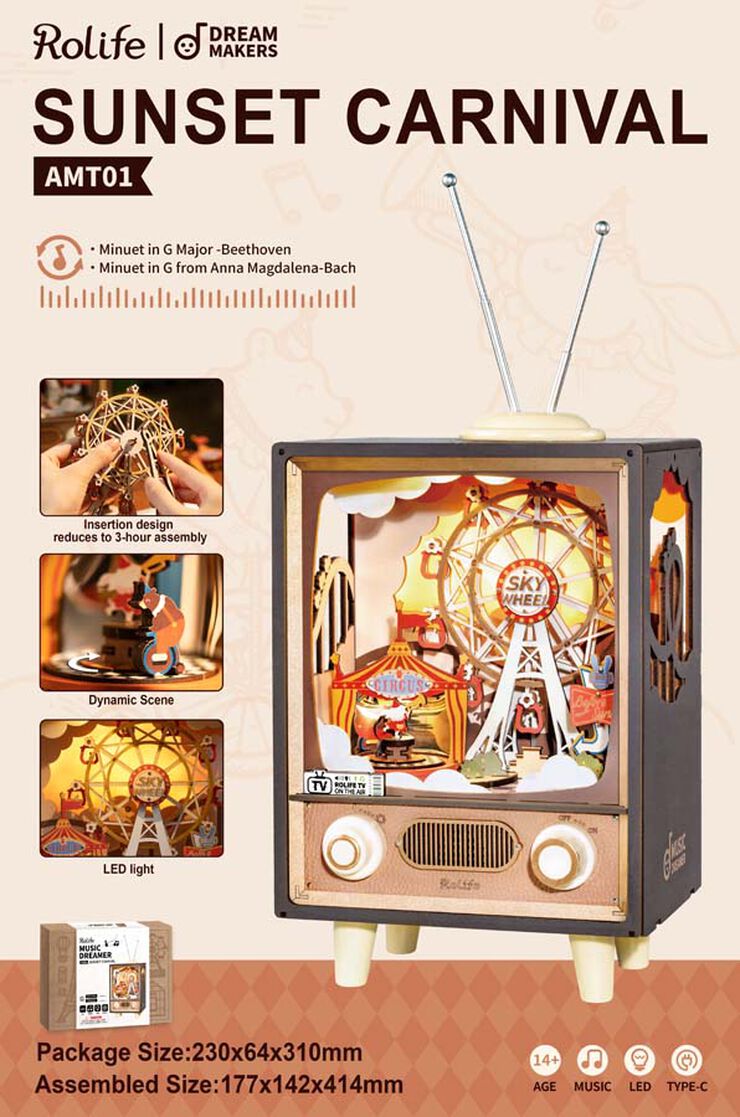 Maqueta Rolife TV Sunset Carnie