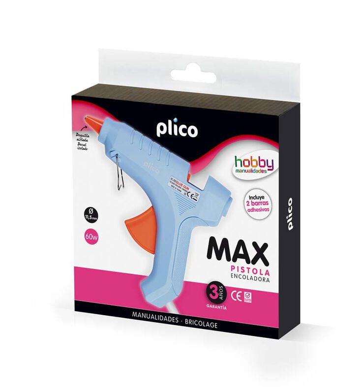 Pistola termofusible Plico Maxi 60W