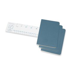 Pack 3 Llibretes Moleskine P Blau Enèrgic Llis