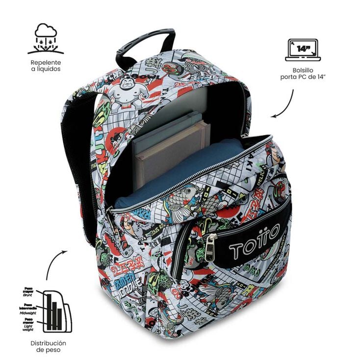Mochila Totto Ramen